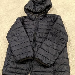 Gap Kids Boy's XS thin navy blue puffer coat, fair condition